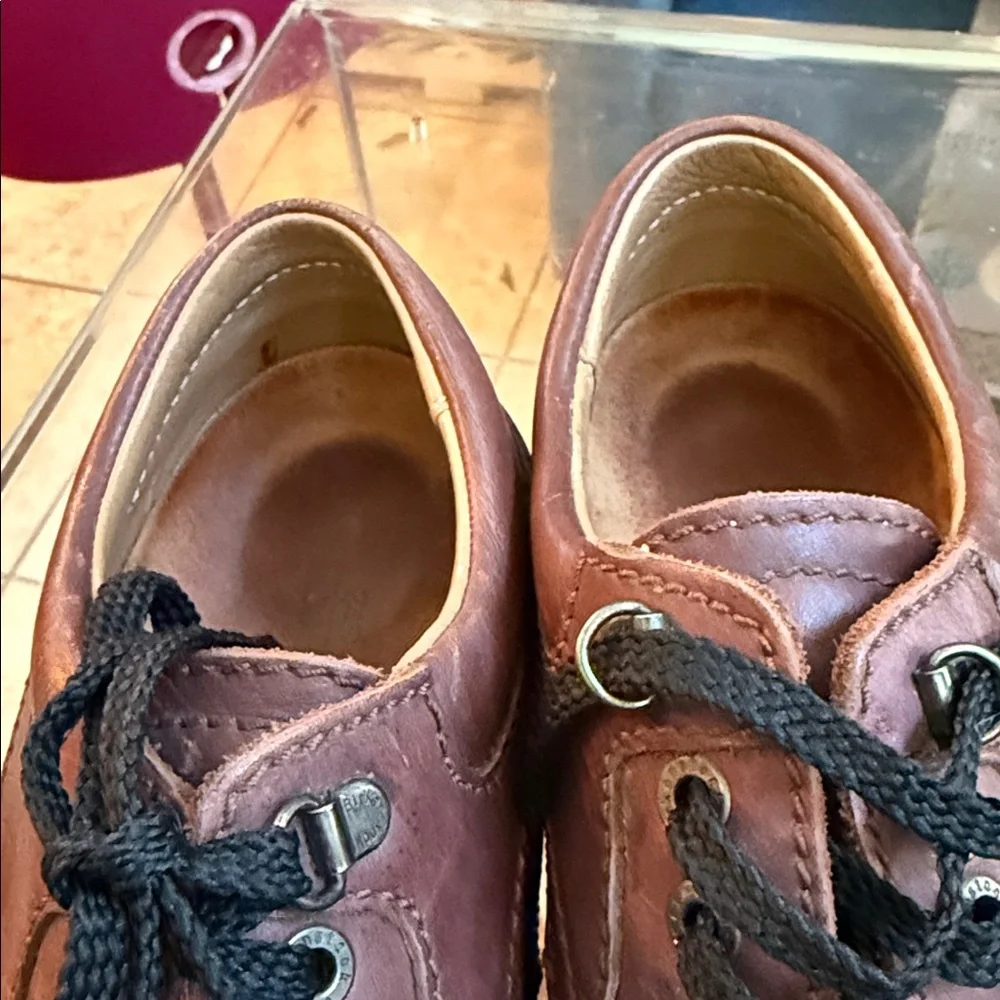 Birkenstock Footprints Brown Leather Lace Up- in excellent condition. - Picture 8 of 9